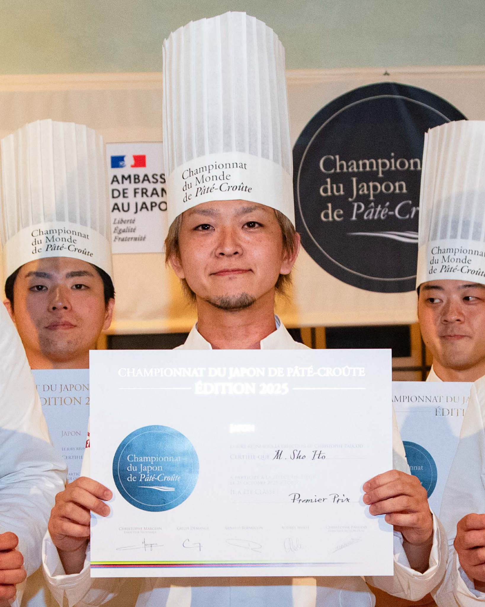 Sho ITO Prix des terroirs Championnat du Japon DOMINIQUE BOUCHET -TOKYO Tokyo